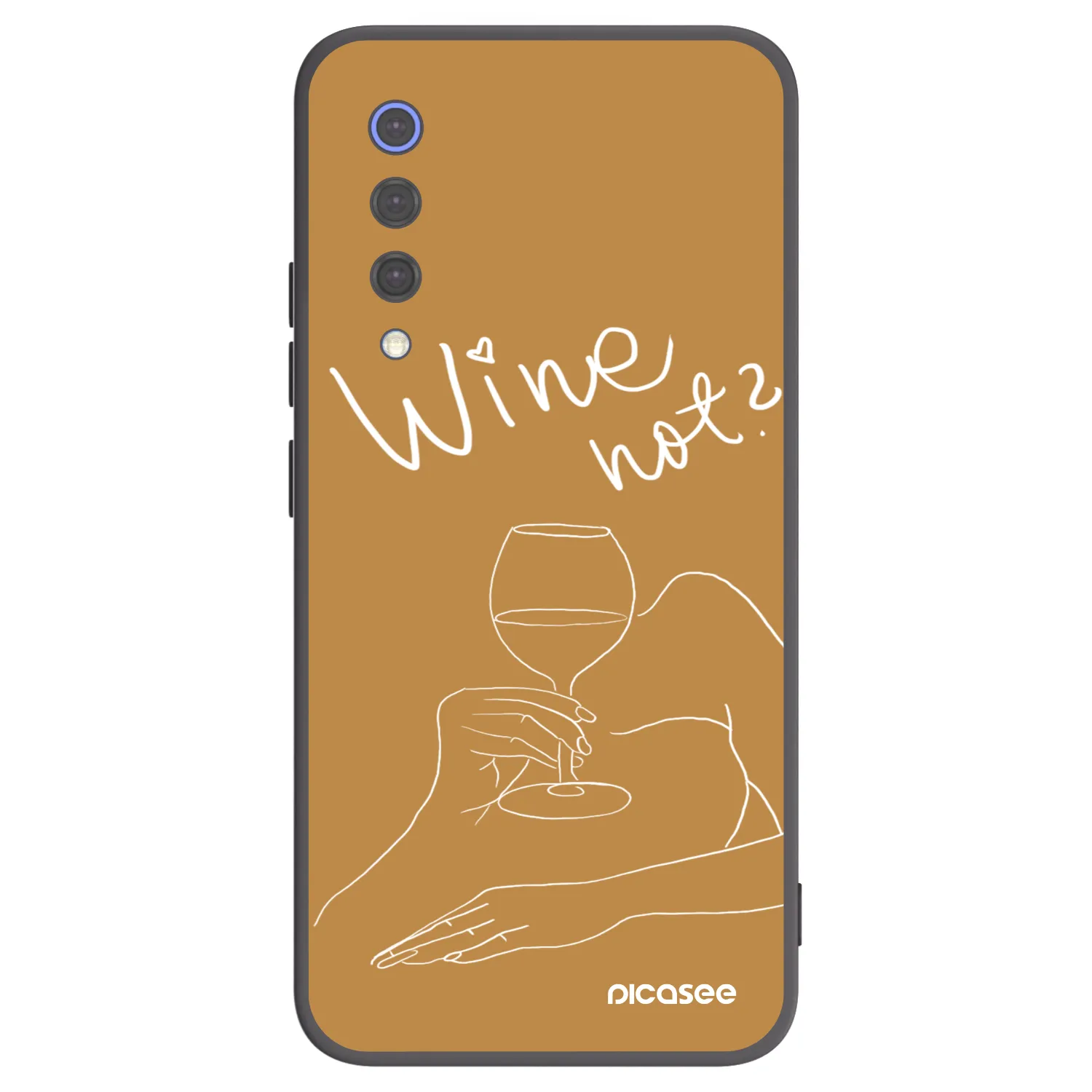 Picasee silikonový černý obal pro Xiaomi Mi 9 SE - Wine not
