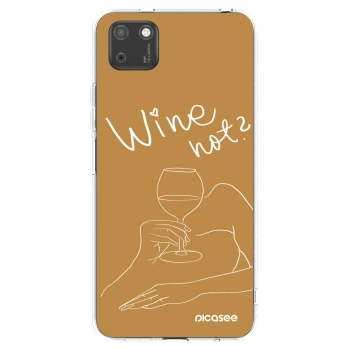 Picasee silikonový průhledný obal pro Huawei Y5P - Wine not