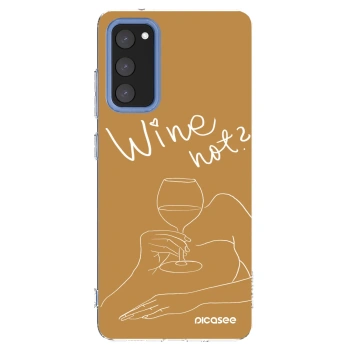 Picasee silikonový průhledný obal pro Samsung Galaxy S20 FE - Wine not