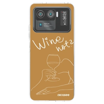 Picasee silikonový průhledný obal pro Xiaomi Mi 11 Ultra - Wine not