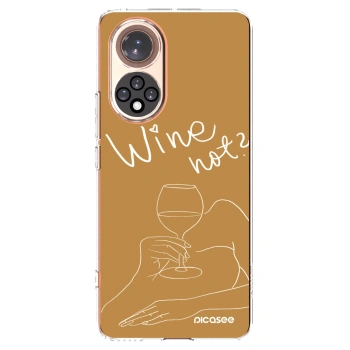 Picasee silikonový průhledný obal pro Honor 50 5G - Wine not