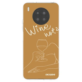 Picasee silikonový průhledný obal pro Huawei Nova 8i - Wine not