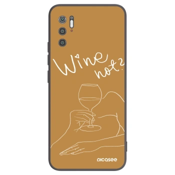 Picasee silikonový černý obal pro Xiaomi Poco M3 Pro 5G - Wine not