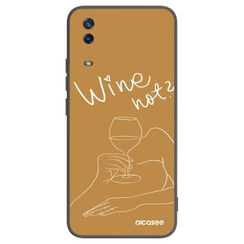 Picasee silikonový černý obal pro Vivo Y11s - Wine not