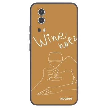 Picasee silikonový černý obal pro Vivo Y72 5G - Wine not
