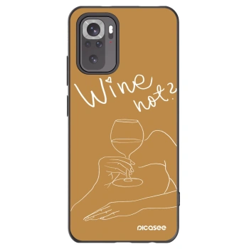 Picasee silikonový černý obal pro Xiaomi Redmi Note 11S 4G - Wine not