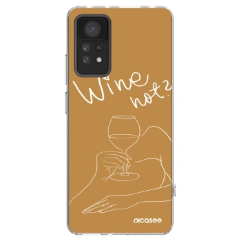 Picasee silikonový průhledný obal pro Xiaomi Redmi Note 11 Pro 5G - Wine not