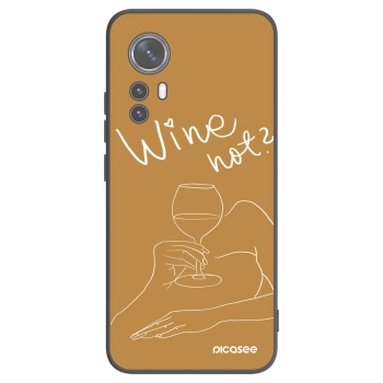 Picasee silikonový černý obal pro Xiaomi 12X - Wine not