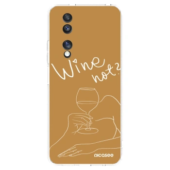 Picasee silikonový průhledný obal pro Honor 70 - Wine not