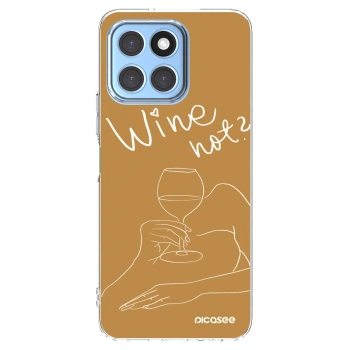 Picasee silikonový průhledný obal pro Honor X6 - Wine not