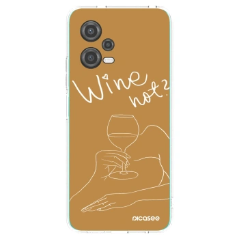 Picasee silikonový průhledný obal pro Xiaomi Poco X5 - Wine not