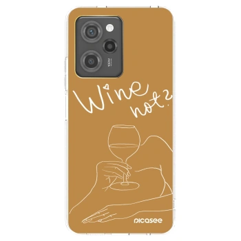 Picasee silikonový černý obal pro Xiaomi Poco X5 Pro - Wine not