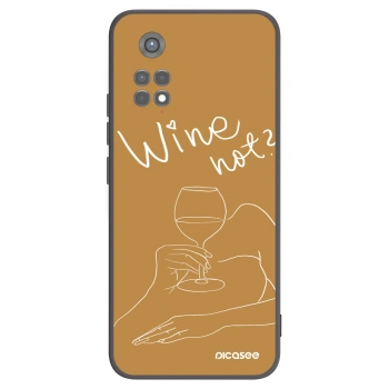 Picasee silikonový černý obal pro Xiaomi Redmi Note 11S 5G - Wine not