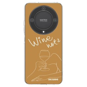 Picasee silikonový průhledný obal pro Honor Magic5 Lite 5G - Wine not