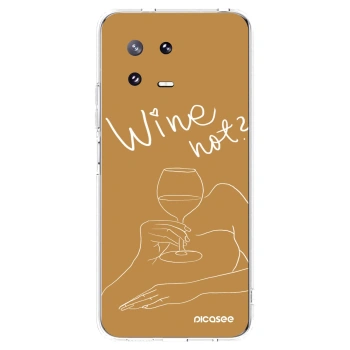 Picasee silikonový průhledný obal pro Xiaomi 13 Pro - Wine not