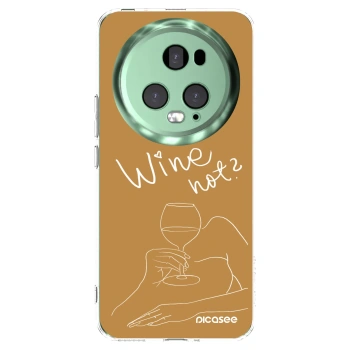 Picasee silikonový průhledný obal pro Honor Magic5 Pro - Wine not