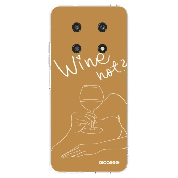 Picasee silikonový průhledný obal pro Honor Magic4 Lite 5G - Wine not
