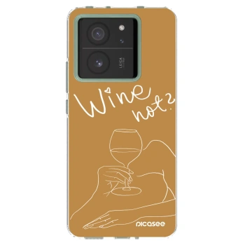 Picasee silikonový průhledný obal pro Xiaomi 13T Pro - Wine not