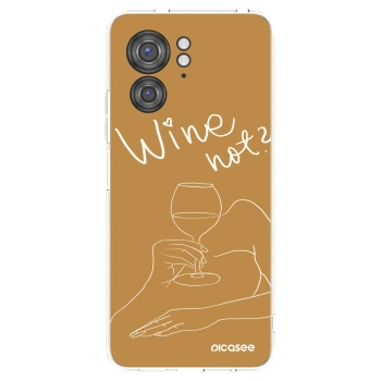 Picasee silikonový průhledný obal pro Motorola Edge 40 - Wine not