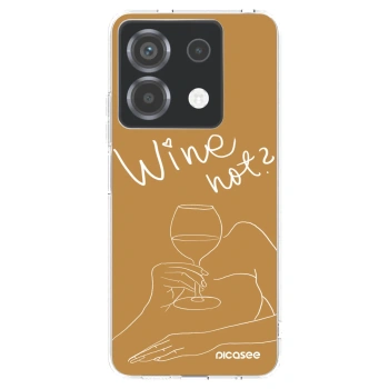 Picasee silikonový průhledný obal pro Xiaomi Poco X6 - Wine not