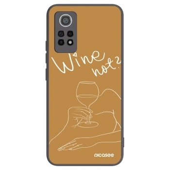 Picasee silikonový černý obal pro Xiaomi Redmi Note 12 Pro 4G - Wine not