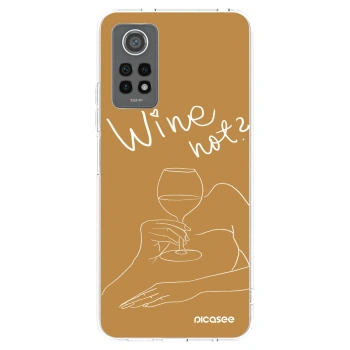Picasee silikonový průhledný obal pro Xiaomi Redmi Note 12 Pro 4G - Wine not