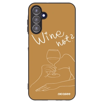 Picasee silikonový černý obal pro Samsung Galaxy A15 A155F 4G - Wine not