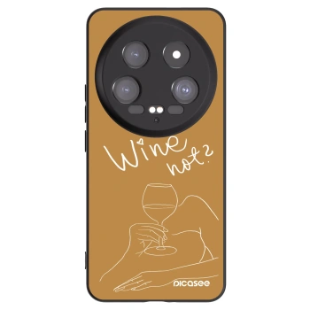 Picasee silikonový černý obal pro Xiaomi 14 Ultra - Wine not
