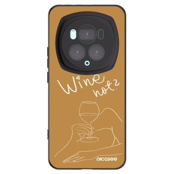 Picasee silikonový černý obal pro Honor Magic6 Pro - Wine not