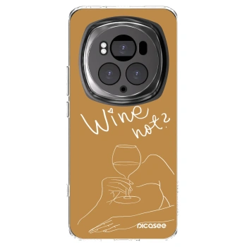 Picasee silikonový průhledný obal pro Honor Magic6 Pro - Wine not