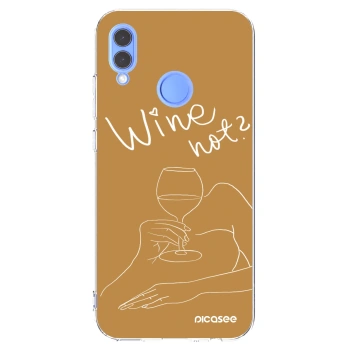 Picasee silikonový průhledný obal pro Honor 10 Lite - Wine not