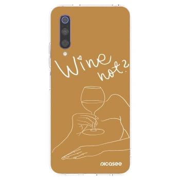 Picasee silikonový průhledný obal pro Xiaomi Mi 9 - Wine not