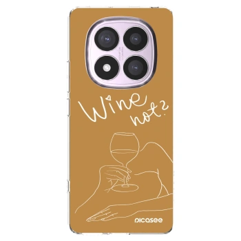 Picasee silikonový průhledný obal pro Xiaomi Redmi Note 14 Pro 5G - Wine not