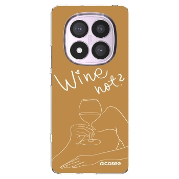 Picasee silikonový průhledný obal pro Xiaomi Redmi Note 14 Pro 4G - Wine not