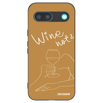 Picasee silikonový černý obal pro Google Pixel 8 - Wine not