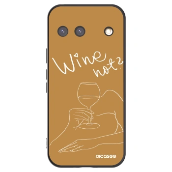 Picasee silikonový černý obal pro Google Pixel 9 - Wine not