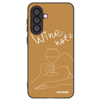 Picasee silikonový černý obal pro Samsung Galaxy A36 5G - Wine not