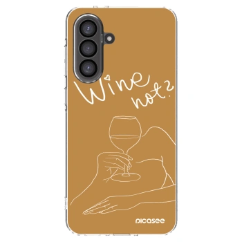 Picasee silikonový průhledný obal pro Samsung Galaxy A36 5G - Wine not