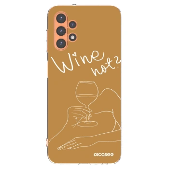 Picasee silikonový průhledný obal pro Samsung Galaxy A13 5G - Wine not