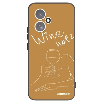 Picasee silikonový černý obal pro Honor 400 5G - Wine not