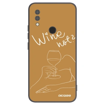Picasee silikonový černý obal pro Xiaomi Redmi 7 - Wine not