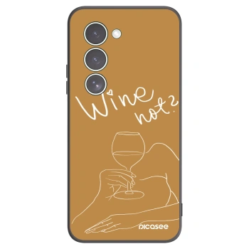 Picasee silikonový černý obal pro Xiaomi Redmi 15 5G - Wine not
