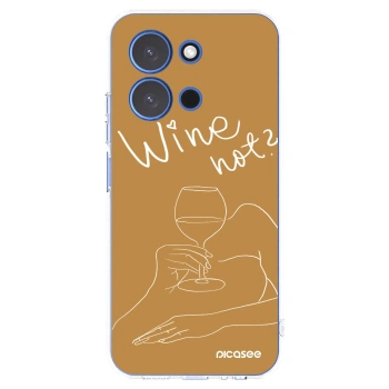 Picasee silikonový průhledný obal pro Xiaomi Redmi 15C 4G - Wine not