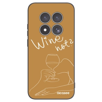 Picasee silikonový černý obal pro Xiaomi Redmi Note 15 Pro 4G - Wine not