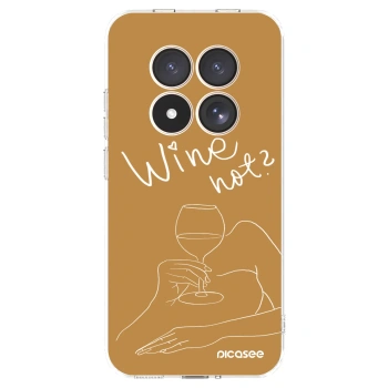 Picasee silikonový průhledný obal pro Xiaomi Redmi Note 15 Pro 4G - Wine not