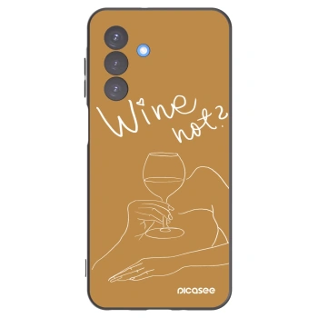 Picasee silikonový černý obal pro Samsung Galaxy A17 5G - Wine not