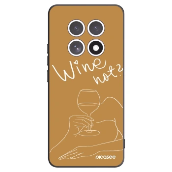 Picasee silikonový černý obal pro Xiaomi Redmi Note 15 - Wine not