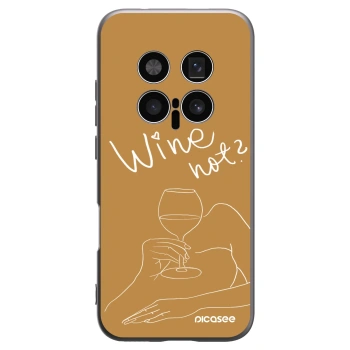 Picasee silikonový černý obal pro Honor Magic8 Pro 5G - Wine not