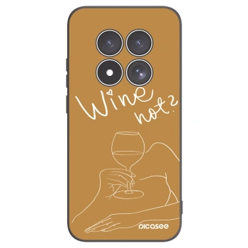 Picasee silikonový černý obal pro Xiaomi Redmi Note 15 Pro 5G - Wine not