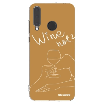 Picasee silikonový průhledný obal pro Honor 20 Lite - Wine not